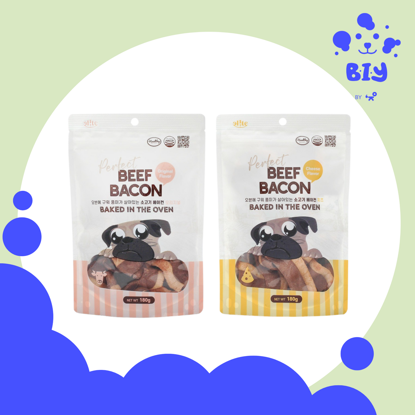 ELITE PERFECT BEEF BACON TREAT 180G