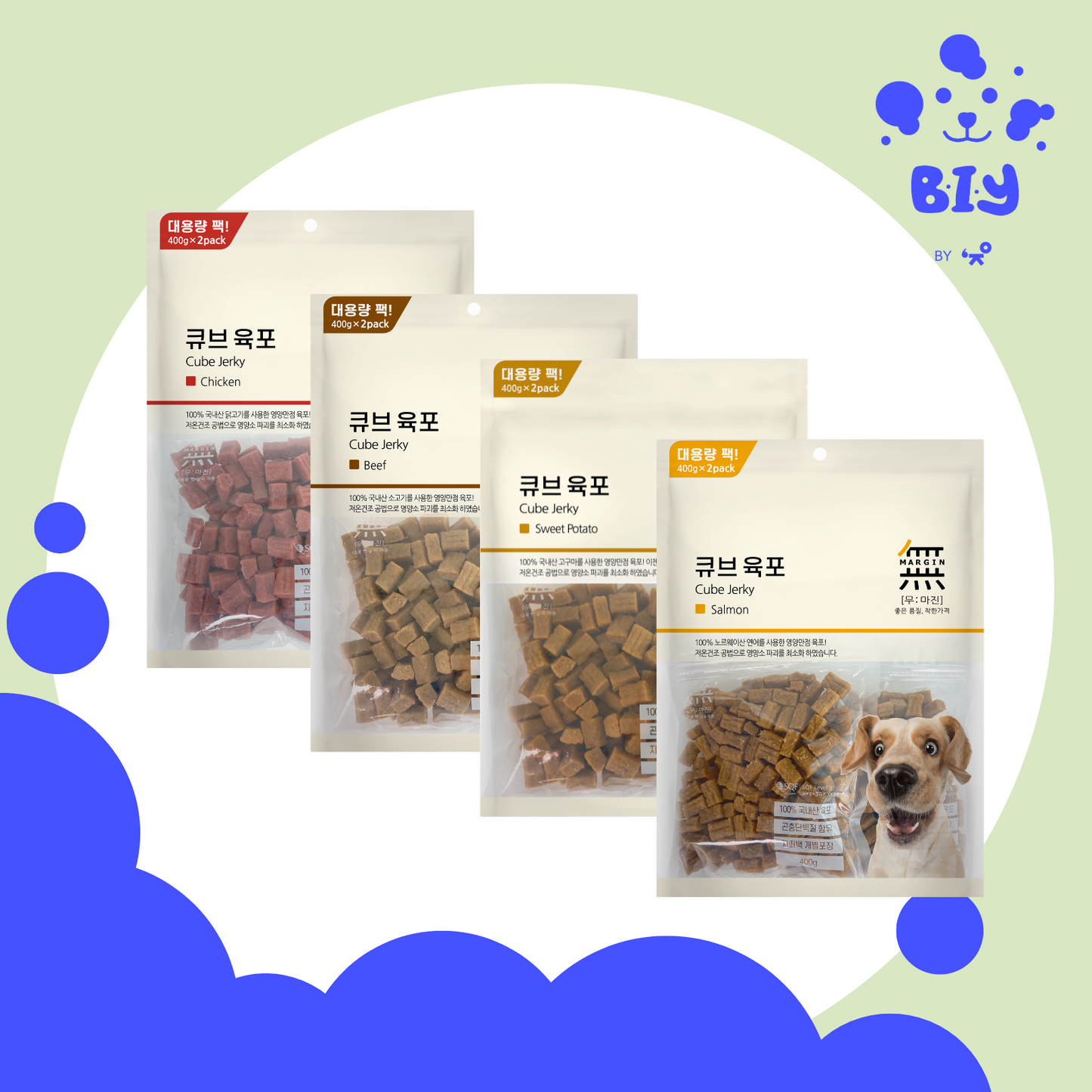 BOW WOW MUMARGIN CUBE JERKY 800G