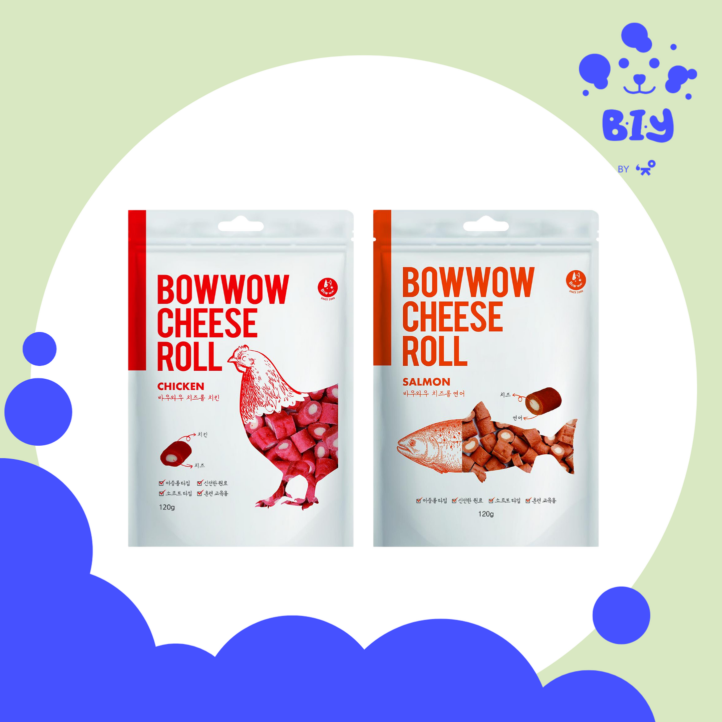 BOW WOW CHEESE ROLL 200G