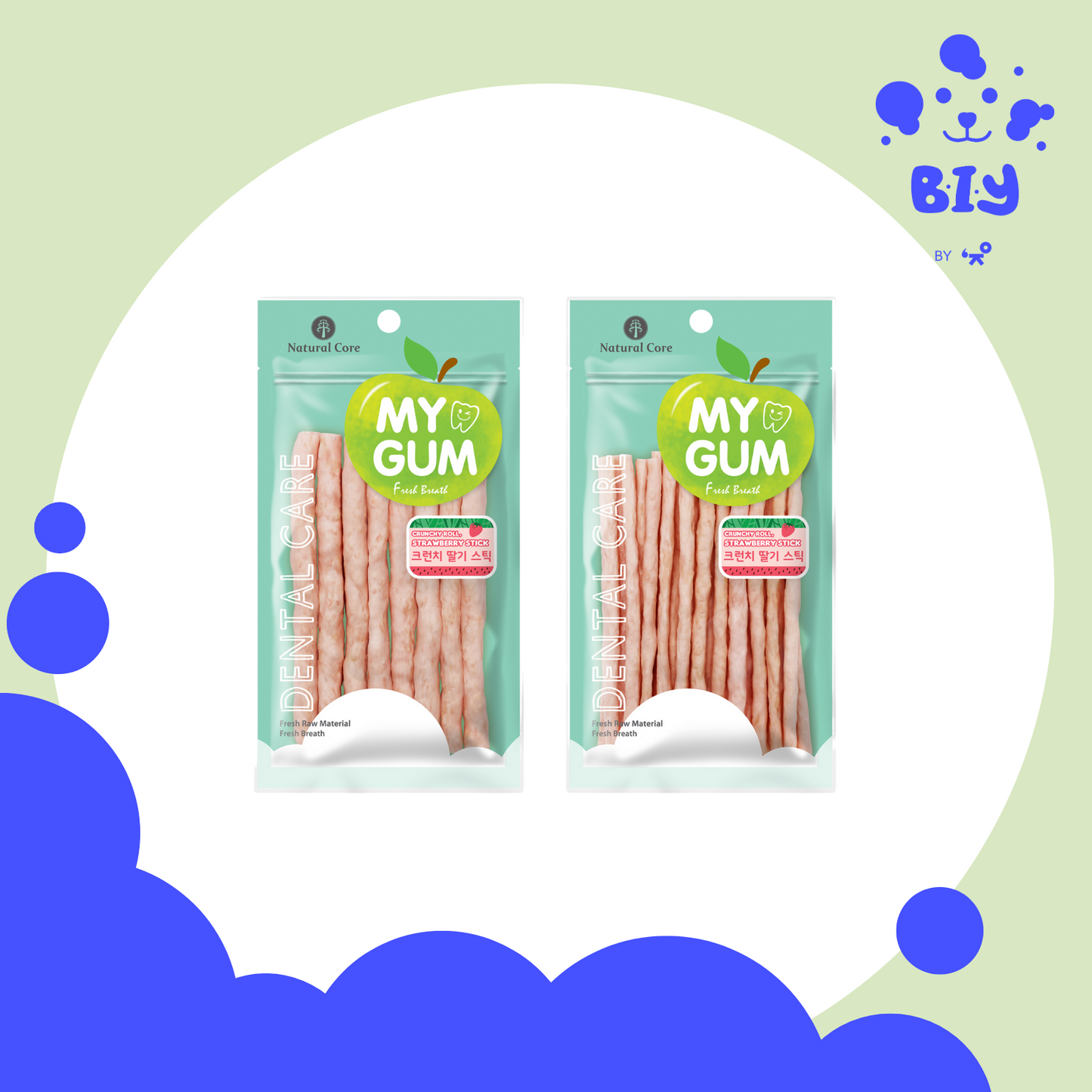 NATURAL CORE MY GUM STRAWBERRY STICK