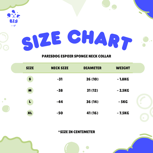 PARISDOG ESPOIR SPONGE NECK COLLAR