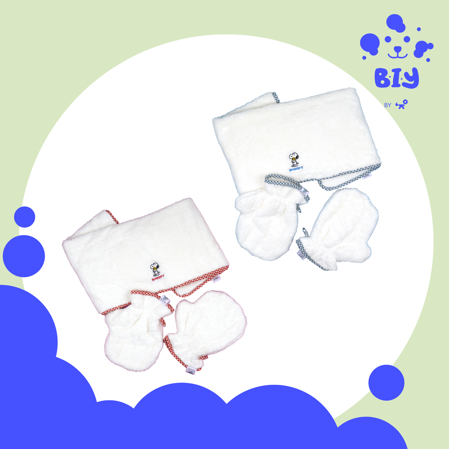 PARISDOG SNOOPY PET TOWEL SET