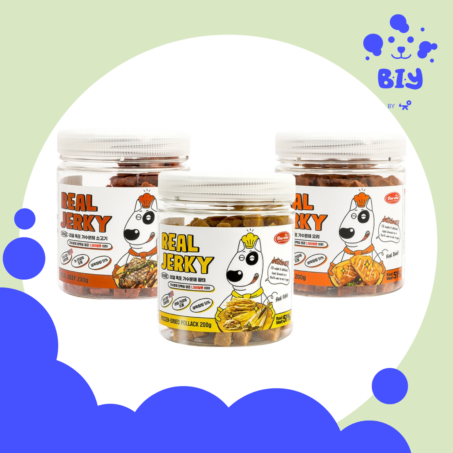 BOW WOW REAL HYDROLYZED JERKY 300G